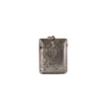 AN EDWARD VII SILVER VESTA CASE