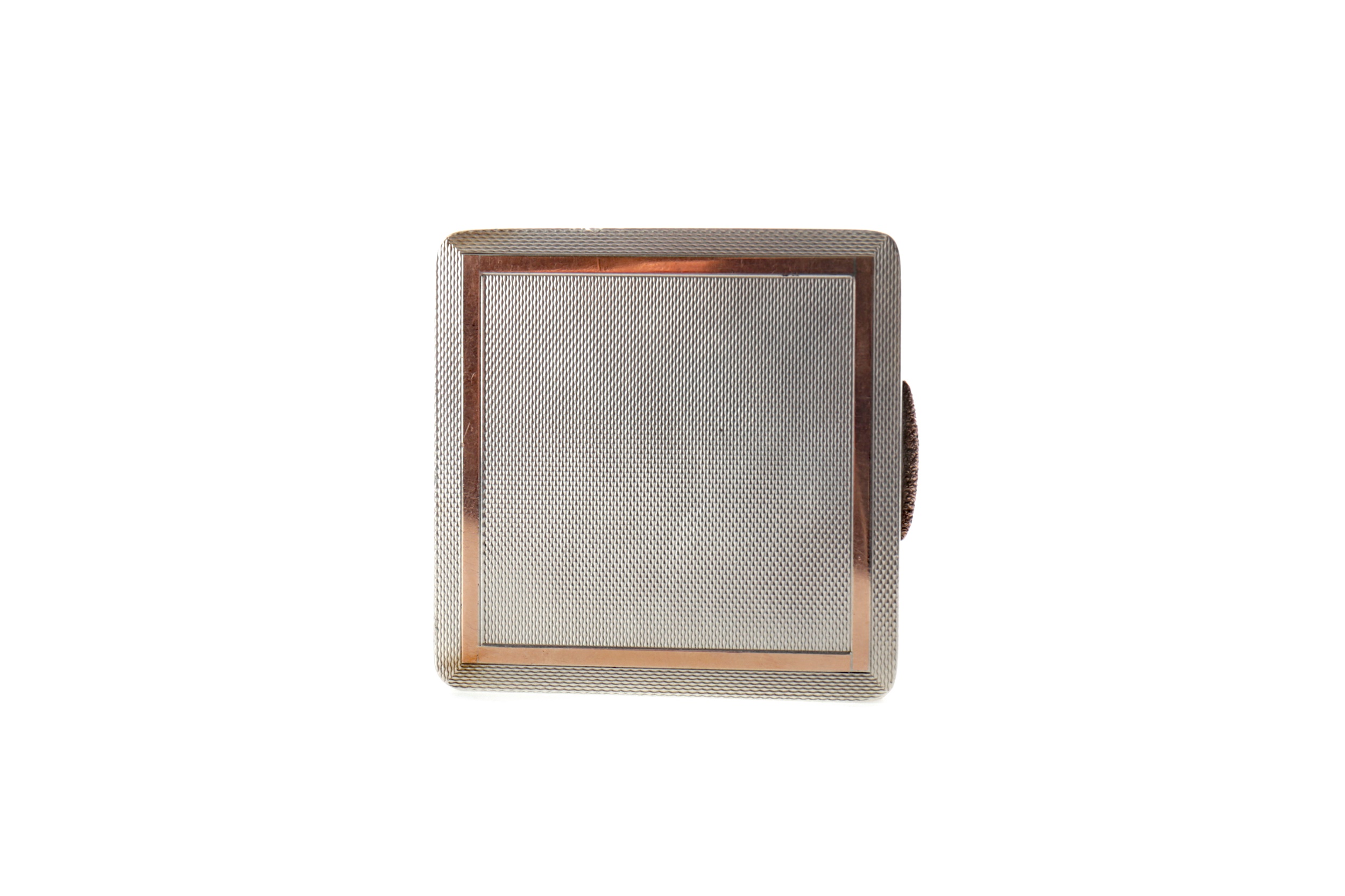 AN ASPREY OF LONDON BICOLOUR SILVER COMPACT