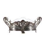 A WMF ART NOUVEAU SILVER PLATED CENTREPIECE