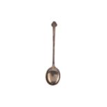 A SILVER PLATED TEASPOON FOR MISS CRANSTON'S TEA ROOMS GLASGOW