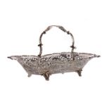 A VICTORIAN SILVER SWEETMEAT BASKET