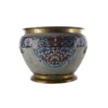AN EARLY 20TH CENTURY CHINESE BRASS PLANTER