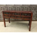 A 20TH CENTURY CHINESE SIDE BOARD