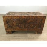 AN EARLY 20TH CENTURY CHINESE CAMPHORWOOD CHEST
