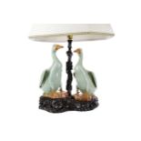 AN EARLY 20TH CENTURY CHINESE TABLE LAMP