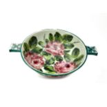 A WEMYSS WARE 'CABBAGE ROSE' PATTERN QUAICH