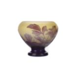 A GALLE CAMEO GLASS COUPE VASE