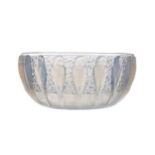 A LALIQUE 'PERRUCHES' BOWL