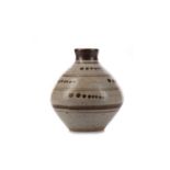 A JEREMY LEACH STUDIO POTTERY MINIATURE VASE