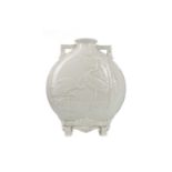 A ROYAL WORCESTER AESTHETIC MOVEMENT MOON FLASK