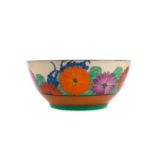 A BIZARRE BY CLARICE CLIFF GAYDAY BOWL