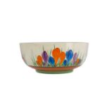 A BIZARRE BY CLARICE CLIFF CROCUS BOWL