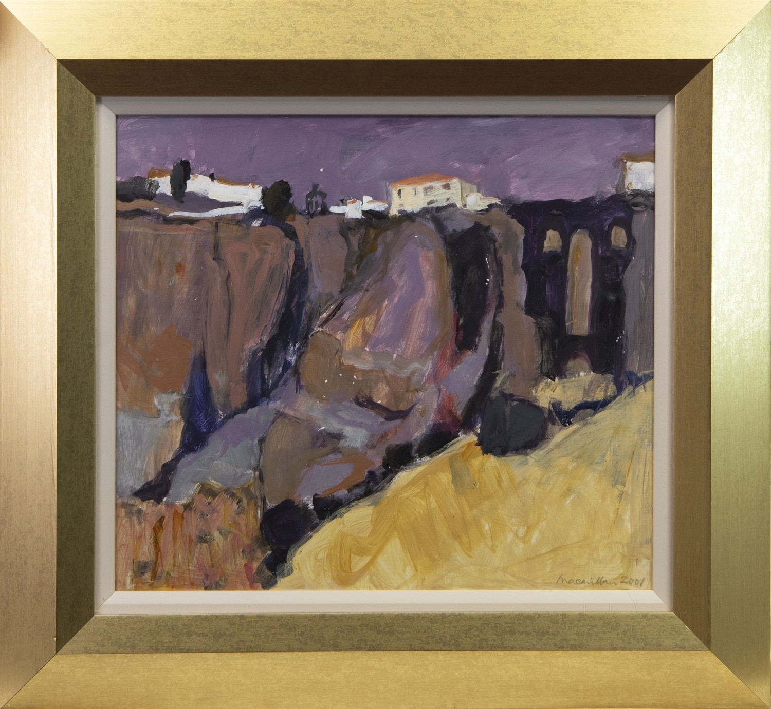 RONDA, AN OIL BY SHEILA MACMILLAN