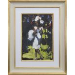 AT ASCOT, AN ORIGINAL OIL PAINTING BY SHERREE VALENTINE DAINES