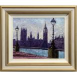 WESTMINSTER, AN OIL BY TIMMY MALLET