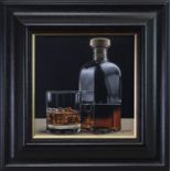 A LATE NIGHT DRAM, AN OIL BY GRAHAM MCKEAN