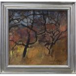 TREES, AN OIL BY JEAN GARDENER