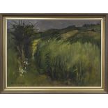 BARLEY FIELD, AN OIL BY JEAN GARDENER