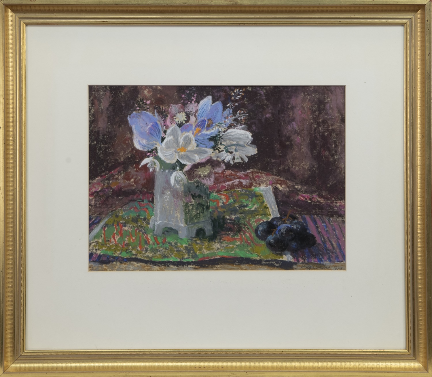 STILL LIFE WITH SPRING FLOWERS, A PASTEL BY MARY ARMOUR