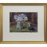 STILL LIFE WITH SPRING FLOWERS, A PASTEL BY MARY ARMOUR