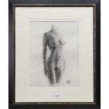 NUDE STUDY, A WATERCOLOUR BY LEE STEWART