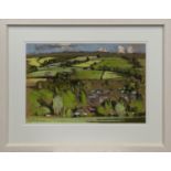 DARVEL FROM HILLTOP, A PASTEL BY DOUGLAS LENNOX