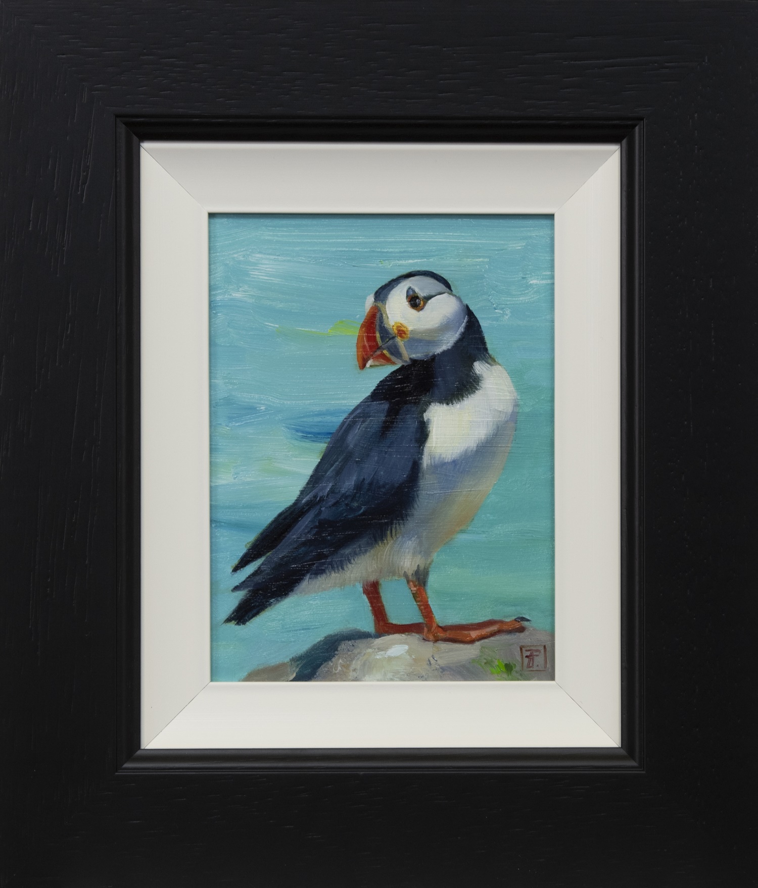 PUFFIN, AN OIL BY ZHANNA PECHUGINA