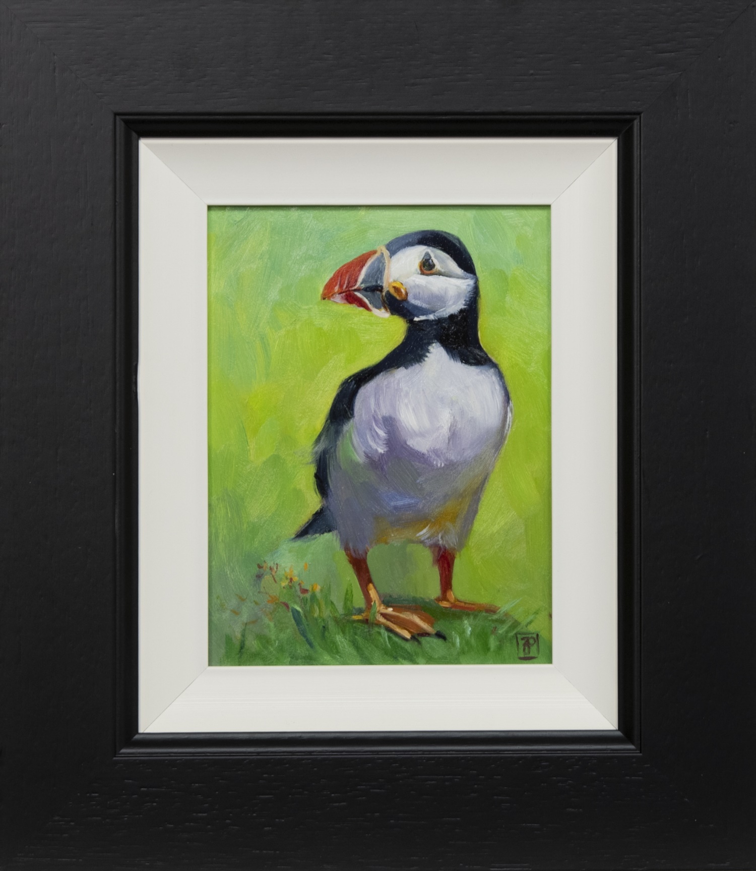 PUFFIN, AN OIL BY ZHANNA PECHUGINA