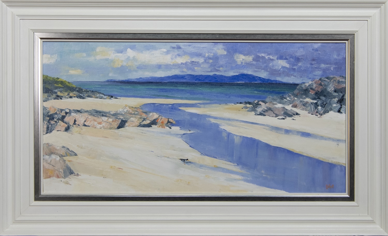 TARANSAY FROM HARRIS, AN OIL BY ERNI UPTON