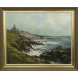 ON THE COAST, AN OIL BY ALFRED ALLAN