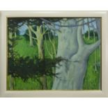 BEECH TREE GROVE, AN OIL BY DONALD MORRISON BUYERS