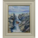 CLINKER IN THE CLEAR, WEST HEBRIDES, AN OIL BY ERNI UPTON