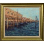 LATE SUMMER, VENICE, AN OIL BY JOHN MACKIE