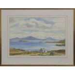 NEAR ACHILTIBUIE, A WATERCOLOUR BY ROBERT EGGINTON