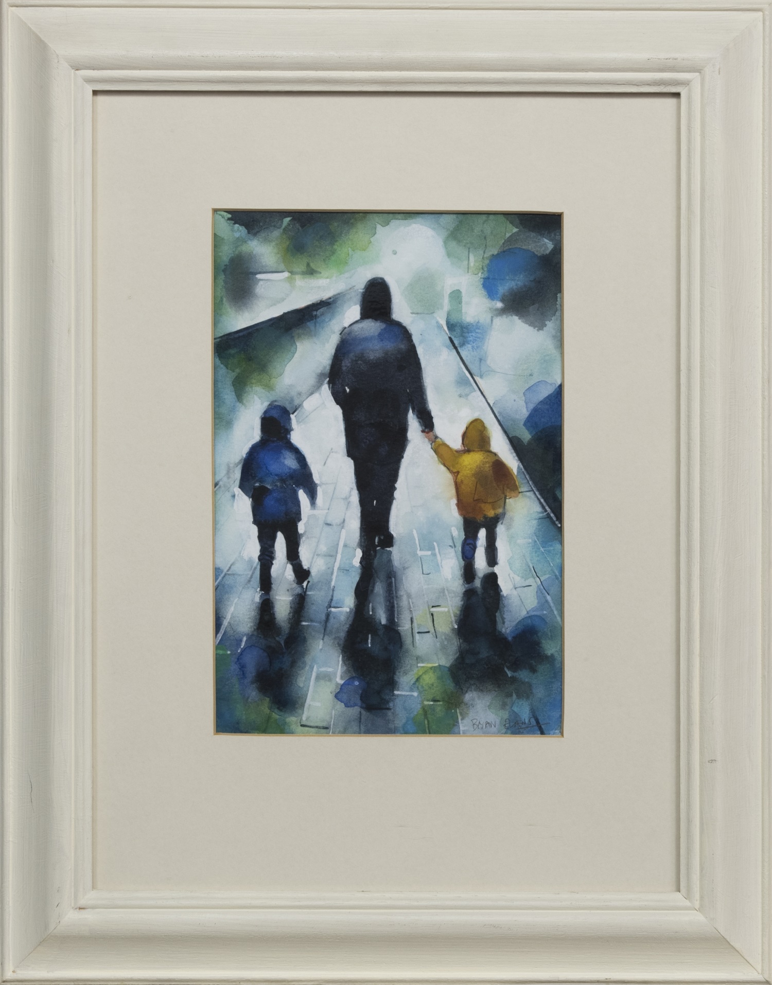 THREE, A WATERCOLOUR BY BRYAN EVANS