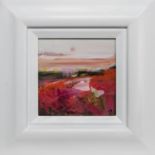 ROSY OUTLOOK, A MIXED MEDIA BY MAY BYRNE