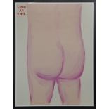 LOOK AT THIS (2020), A LITHOGRAPH BY DAVID SHRIGLEY