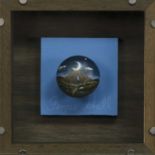 PAINTED DOOR KNOB 'NIGHT' BY FERGUS HALL