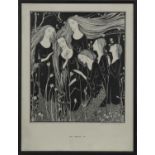 GARDEN (1932), A LITHOGRAPH BY HANNAH FRANK