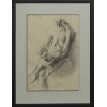 STUDY OF A NUDE MODEL FROM THE STUDIO OF ALBERTO MORROCOO