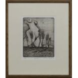 DOCKAN, AN ETCHING BY FRED CRAYK