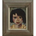 SMALL HEAD, AN OIL BY DAVID HOSIE