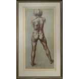FEMALE NUDE, A PASTEL BY ALAN SUTHERLAND