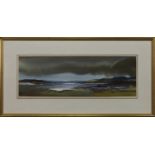 STORM OVER ARISAIG, A WATERCOLOUR BY TOM SHANKS