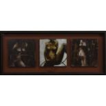 FEMALE NUDE, A TRIPTYCH BY OIL BY DEIRDRE MCCRIMMON