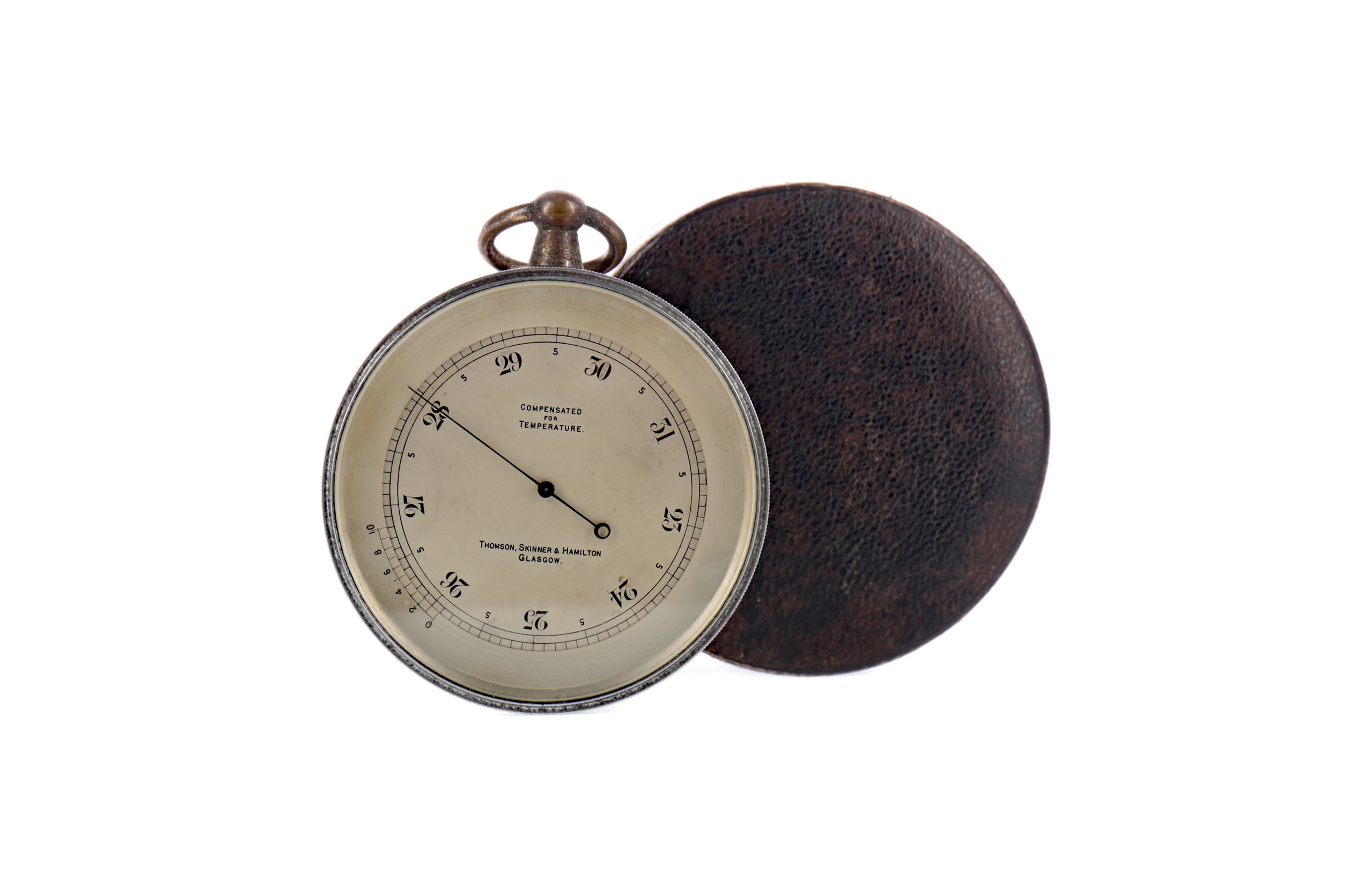 AN EARLY 20TH CENTURY TRAVEL BAROMETER