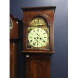 GLASGOW INTEREST - A 19TH CENTURY MAHOGANY LONGCASE CLOCK