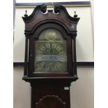 A GEORGE III MAHOGANY LONGCASE CLOCK