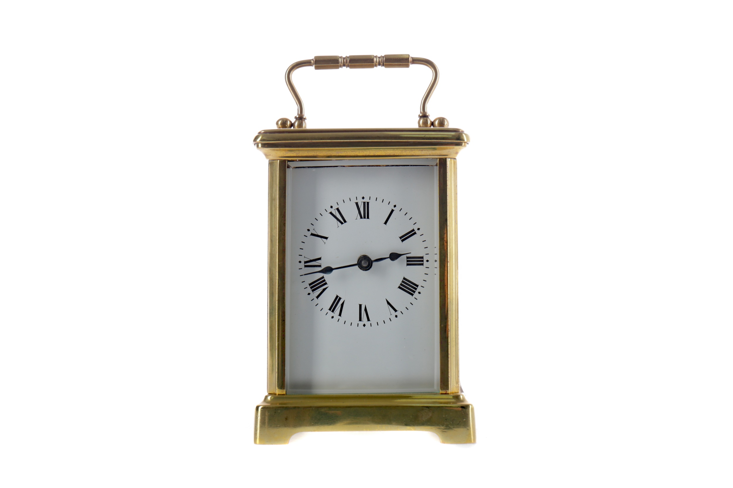 AN EARLY 20TH CENTURY CARRIAGE CLOCK