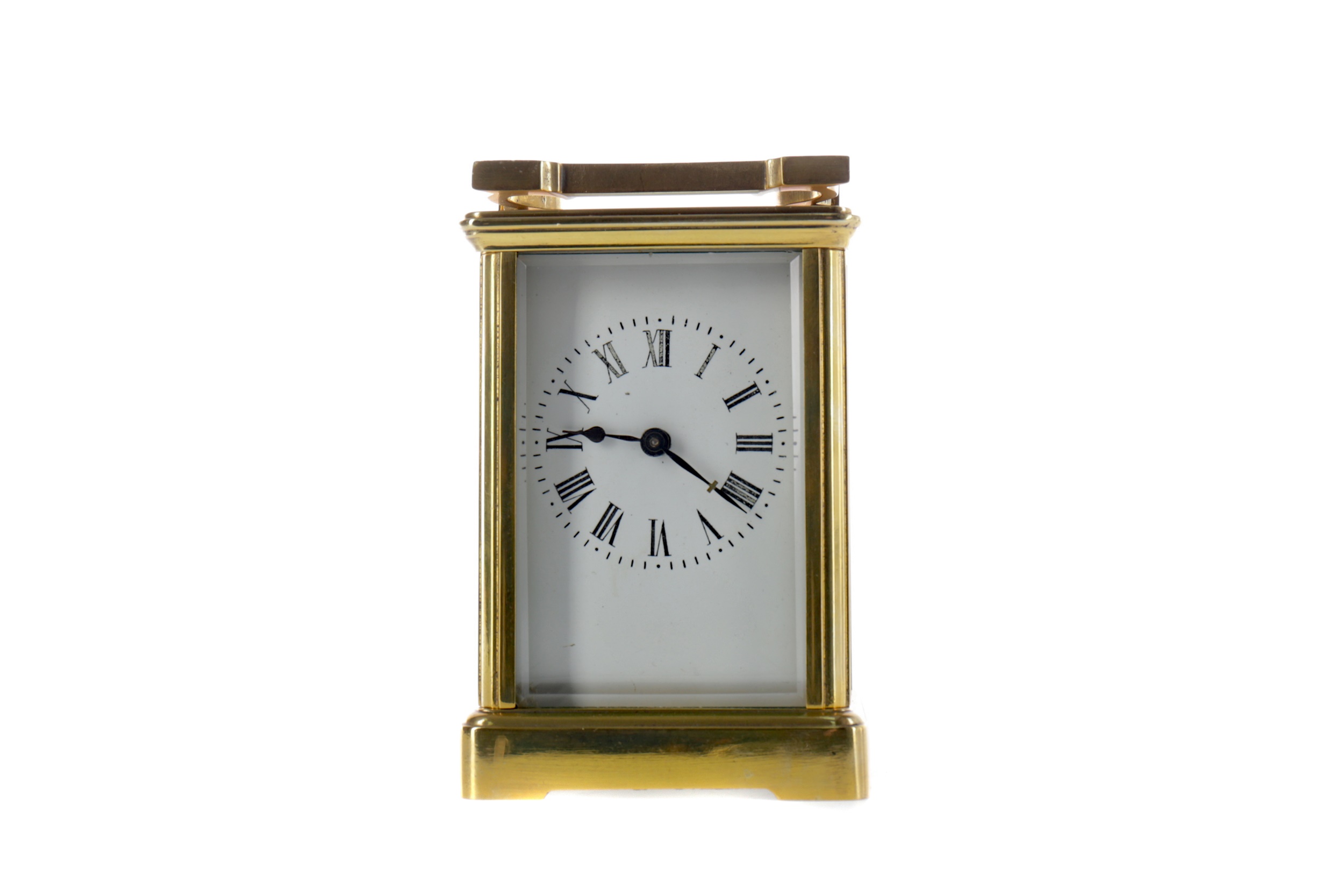 AN EARLY 20TH CENTURY CARRIAGE CLOCK